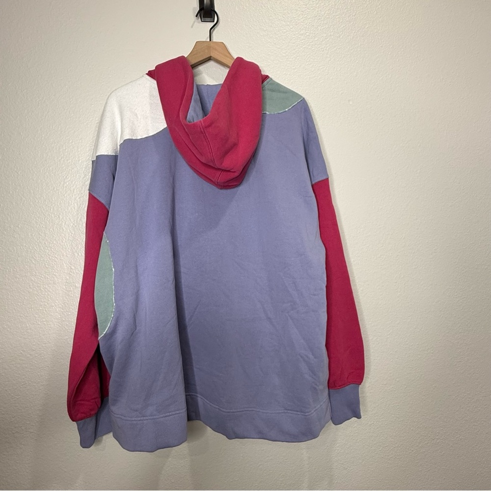 Free People Clover Stitch Sweatshirt In Poppy Combo - Picture 5 of 6